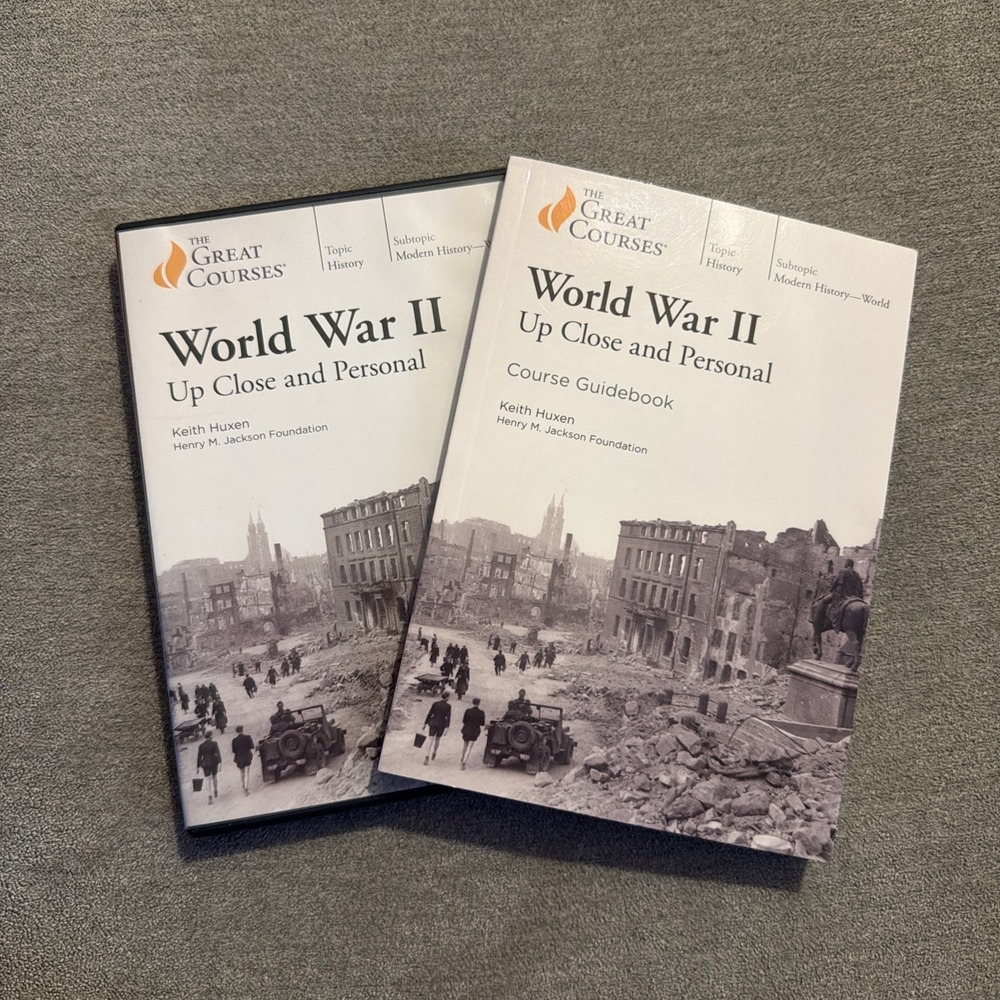 The Great Courses World War II Up Close and Personal DVD & Guidebook